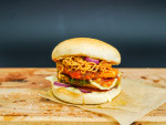 Paneer Noodle Burger